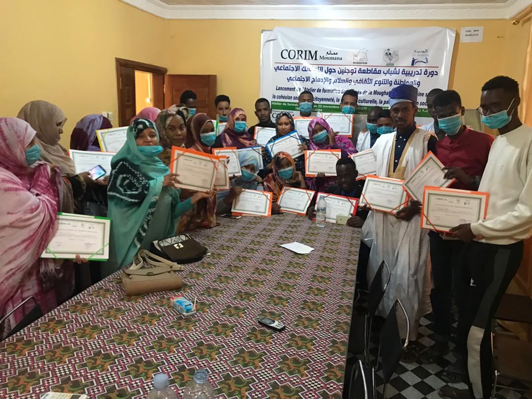 Projet de prÃ©vention des jeunes contre  l'extrÃ©misme violent dans les Moughataas de Toujounine et Elmina