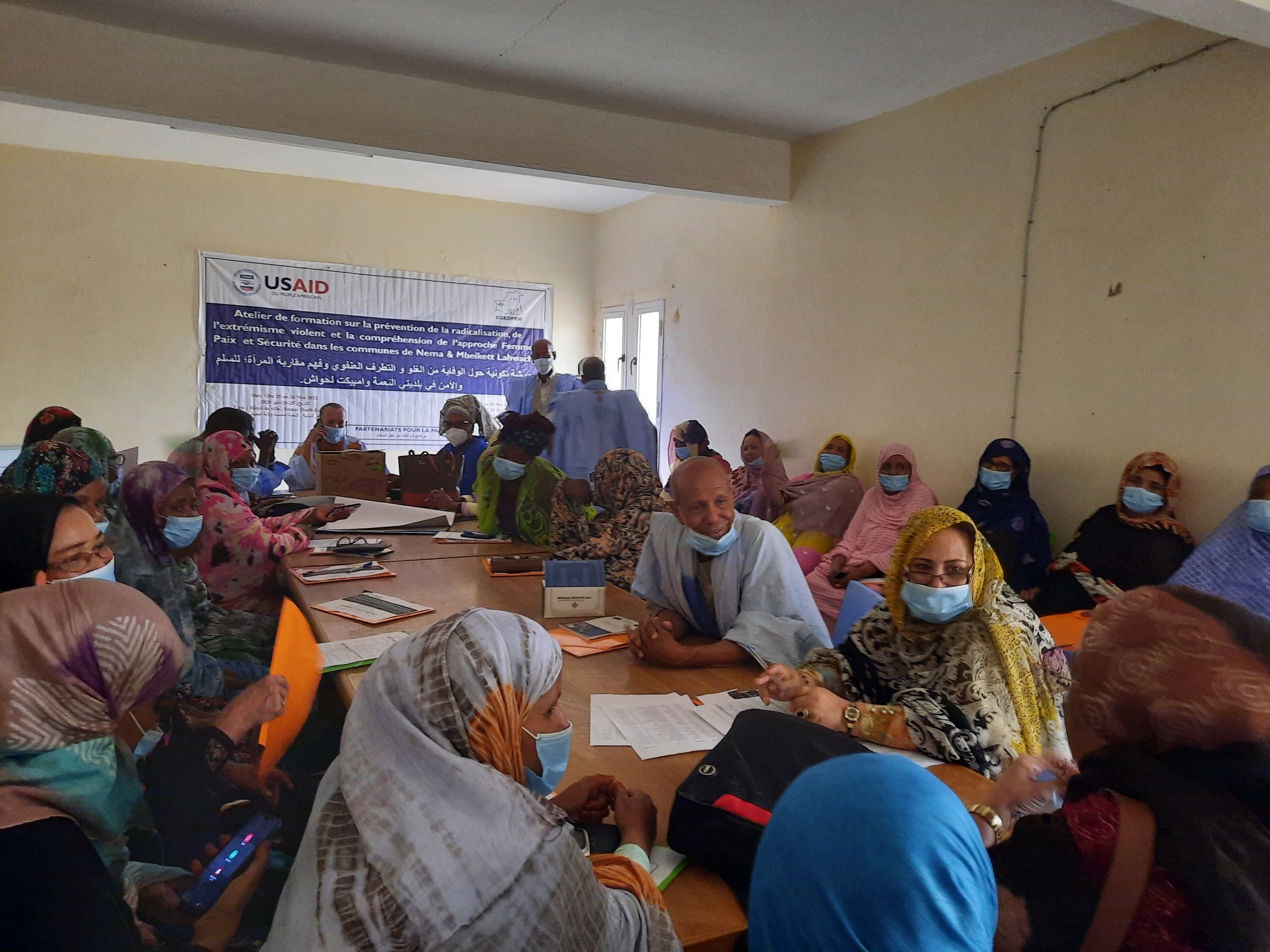 Formation de 200 jeunes dans les moughataas de Nema et de Toujounine